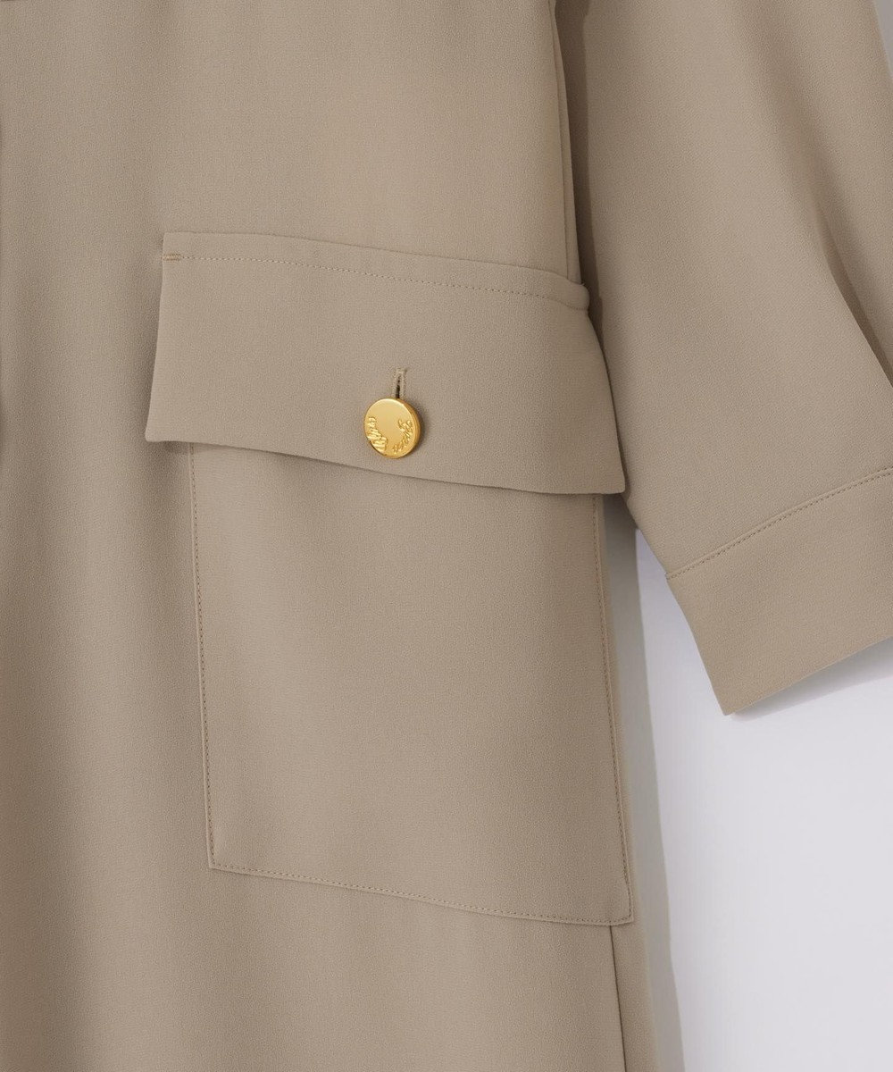 GRACE CONTINENTAL バックサテンオールインワン