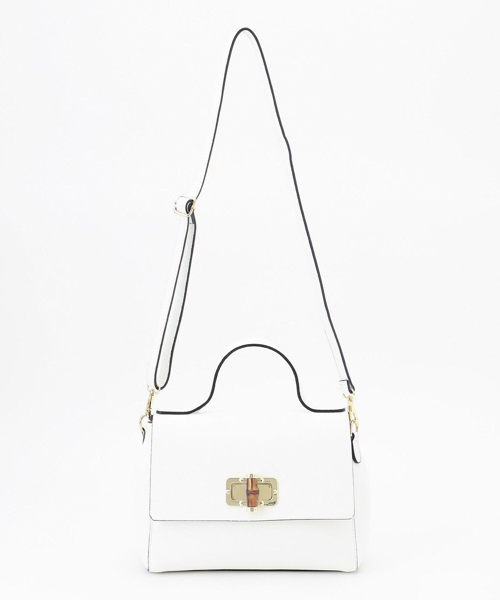 GRACE CONTINENTAL ROBERTA　PRIANIワンハンドルバッグ ホワイト