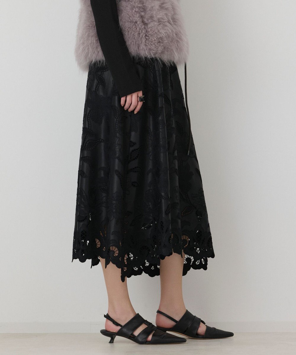 GRACE CONTINENTAL 【イベント店舗・ONLINE STORE先行アイテム】カットワークスカート 