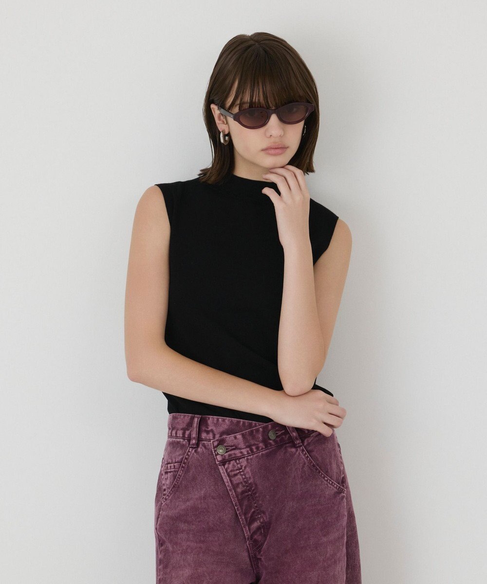 GRACE CONTINENTAL ハイネックニットトップ 