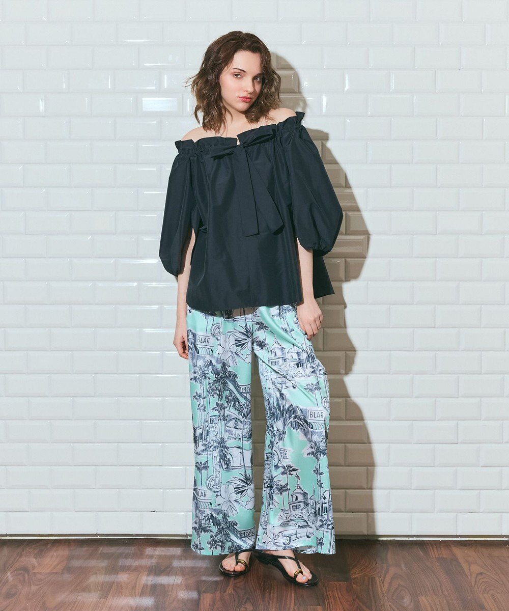 GRACE CONTINENTAL ボリュームスリーブトップ 