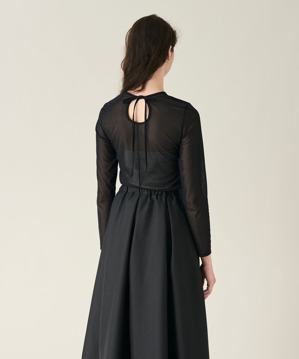 GRACE CONTINENTAL チュールシアートップ