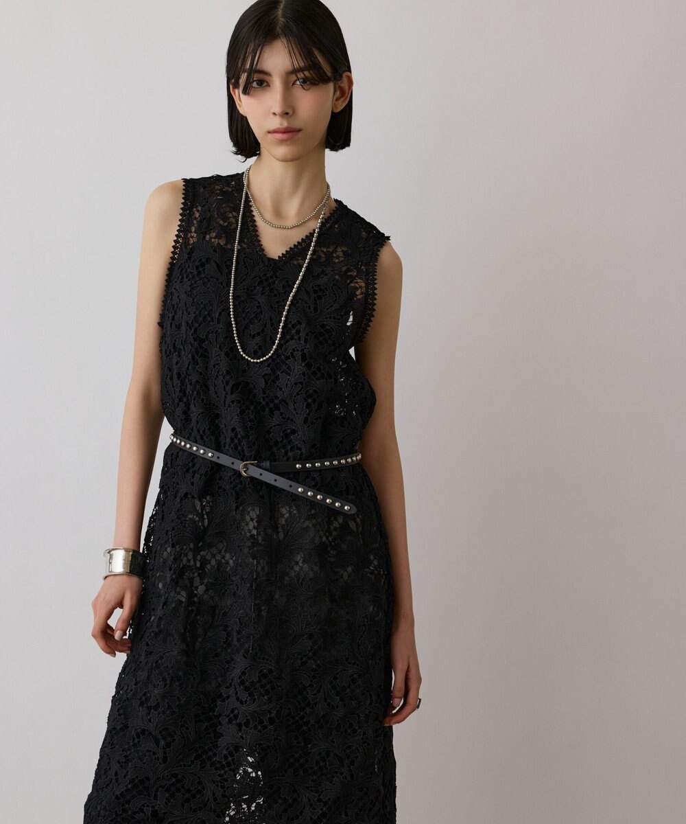 GRACE CONTINENTAL ケミカルレースストレートトップ 