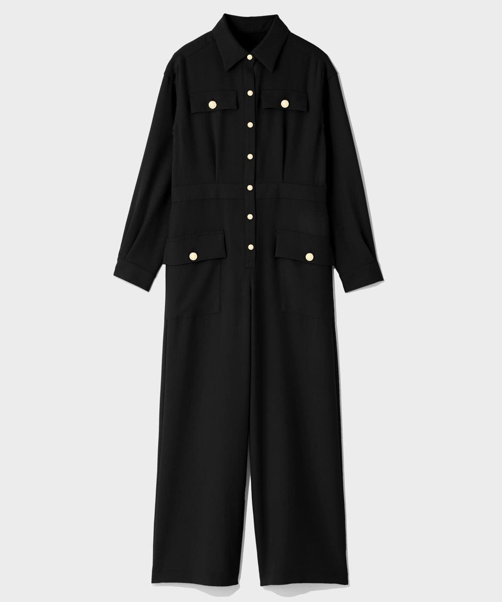 GRACE CONTINENTAL バックサテンオールインワン