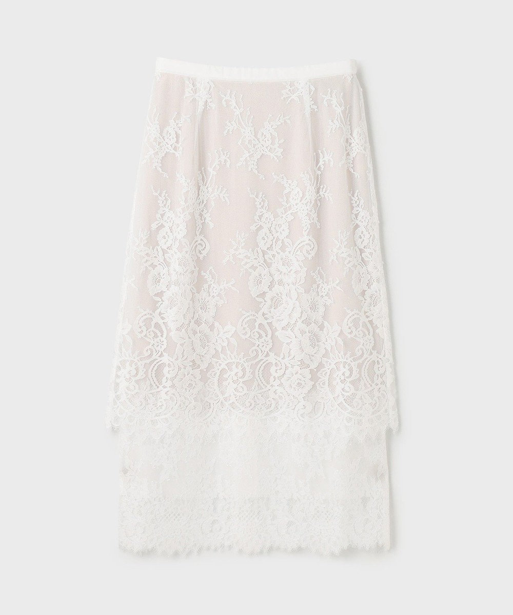 GRACE CONTINENTAL レースレイヤードスカート