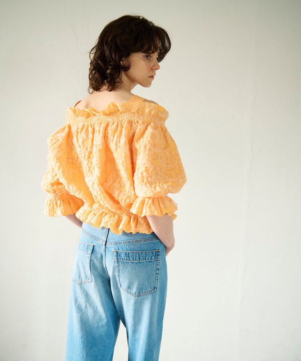 GRACE CONTINENTAL ドルマンフクレジャガードニットトップ 