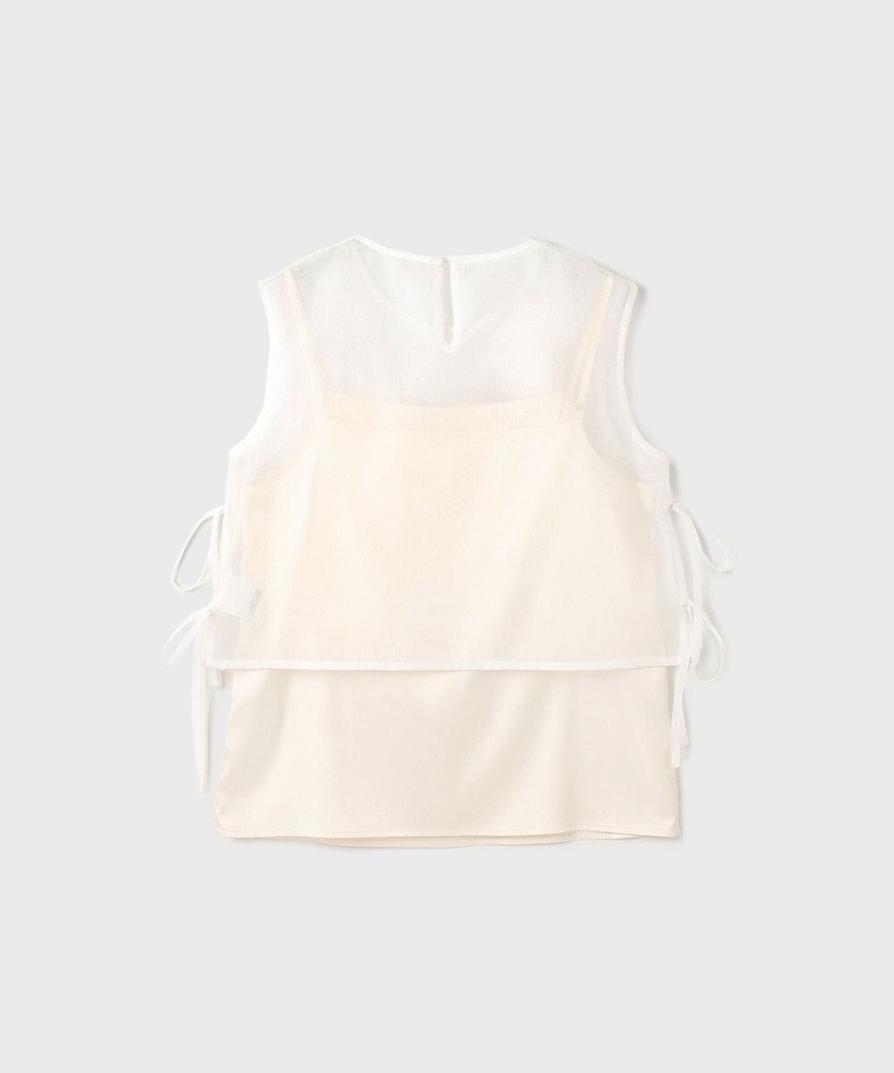 GRACE CONTINENTAL メッシュフラワートップ