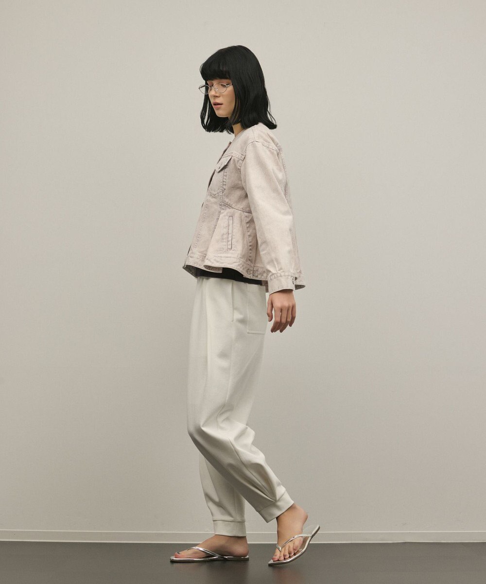 GRACE CONTINENTAL ペプラムデニムジャケット 