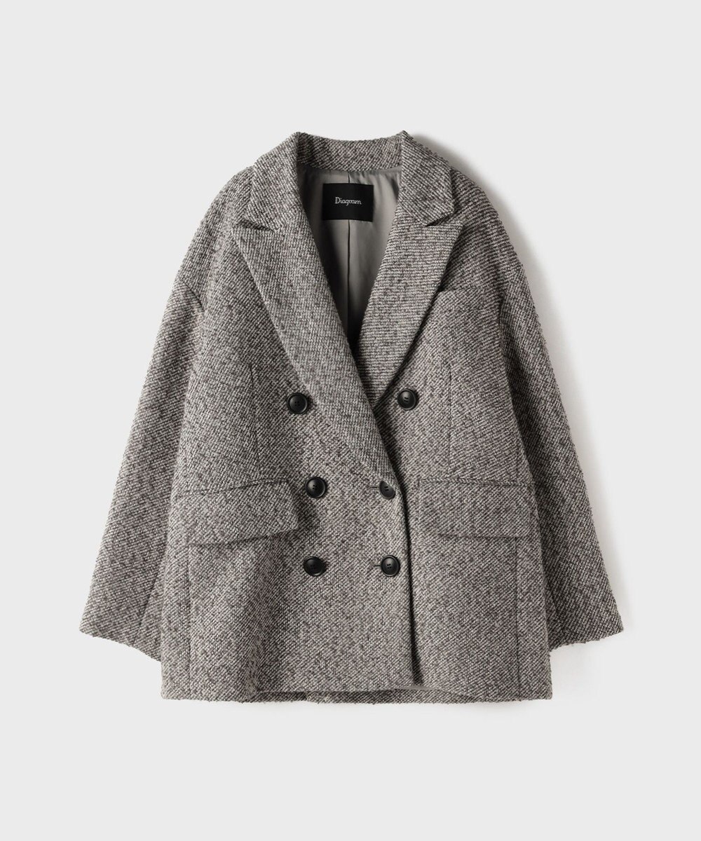 GRACE CONTINENTAL カルゼツイードダブルジャケット 