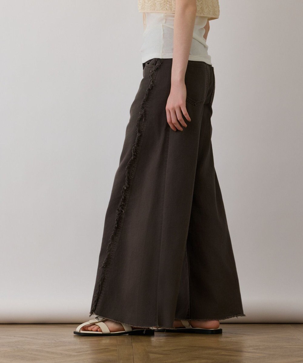 GRACE CONTINENTAL フリンジバギーパンツ 