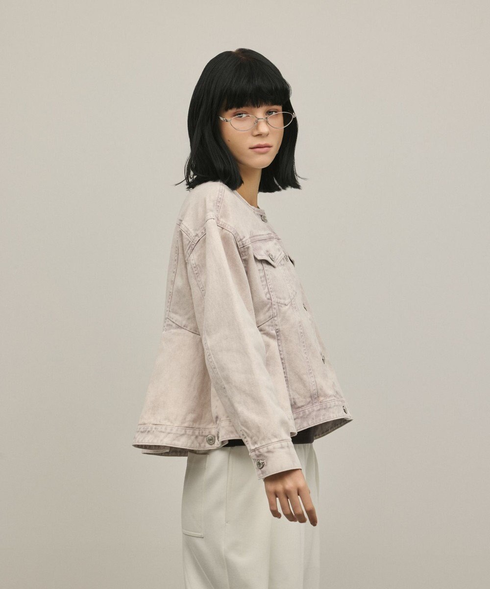 GRACE CONTINENTAL ペプラムデニムジャケット 