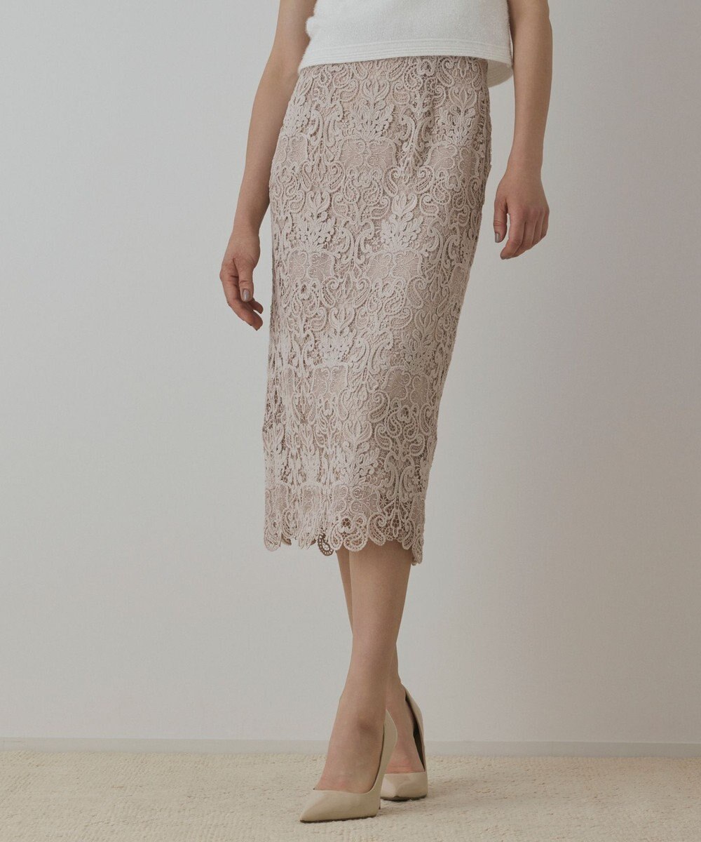 GRACE CONTINENTAL レ－スタイトスカート 