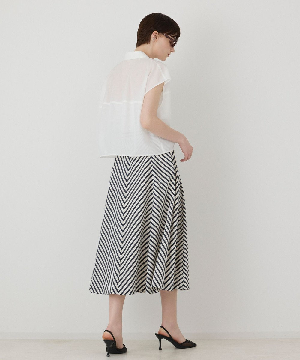 GRACE CONTINENTAL ストライプスカート 