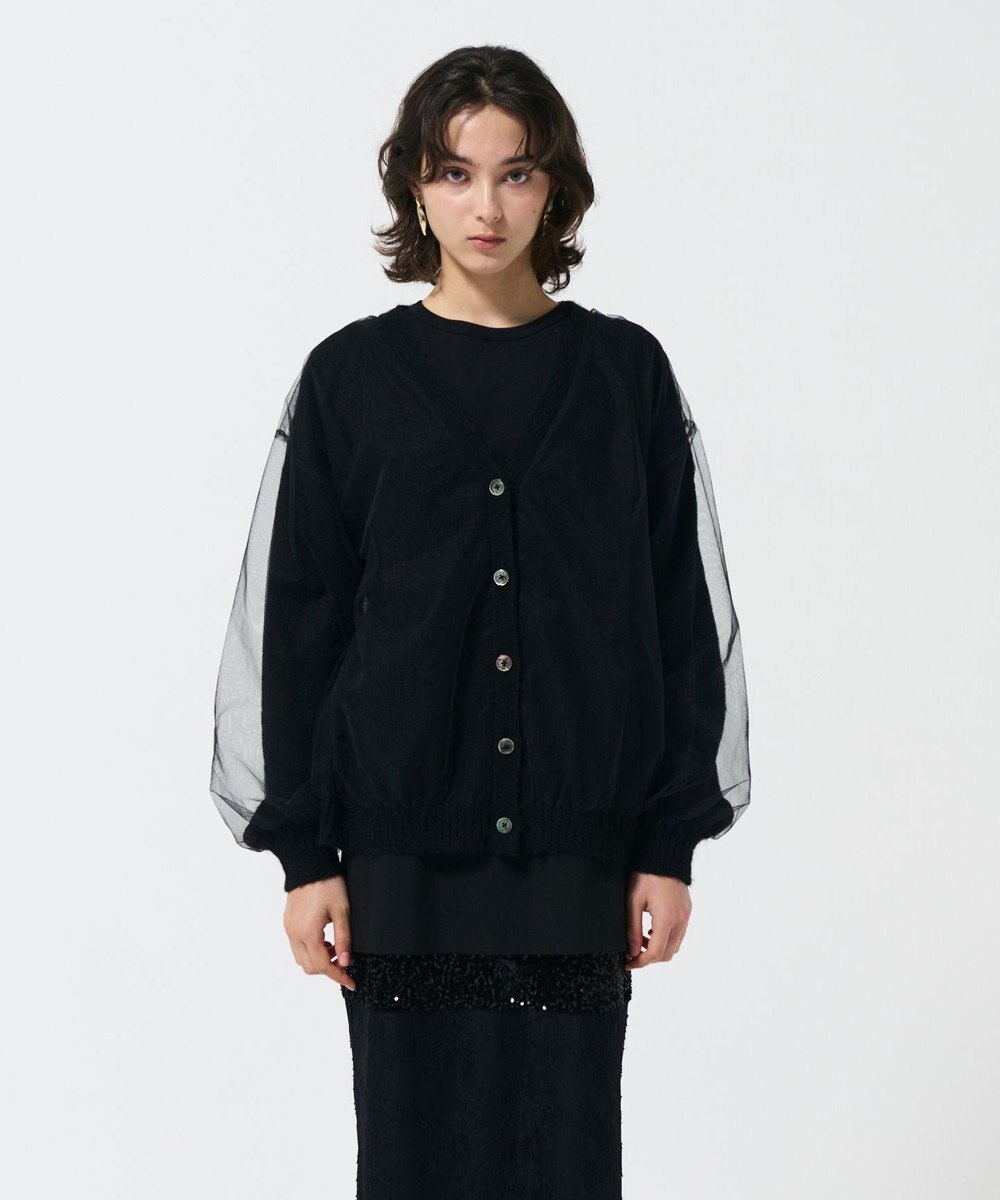 GRACE CONTINENTAL オーバーチュールニットカーディガン 