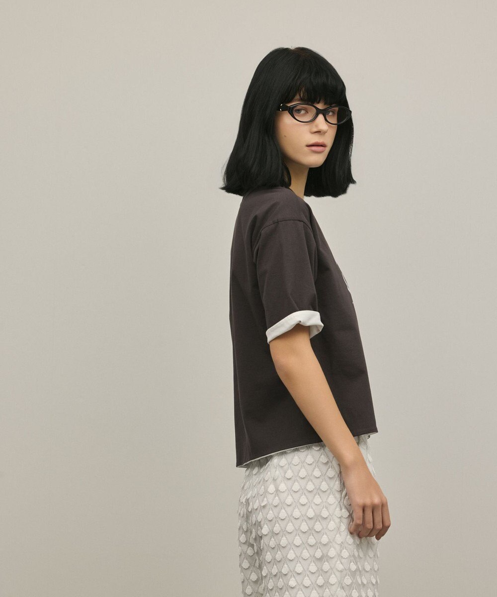 GRACE CONTINENTAL レイヤードロゴＴシャツ 