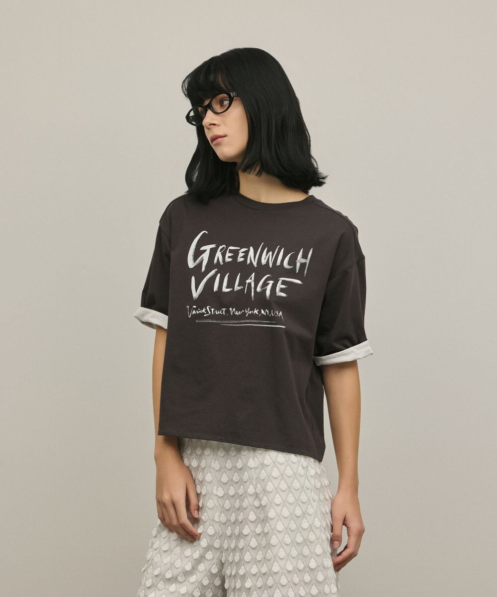 GRACE CONTINENTAL レイヤードロゴＴシャツ 