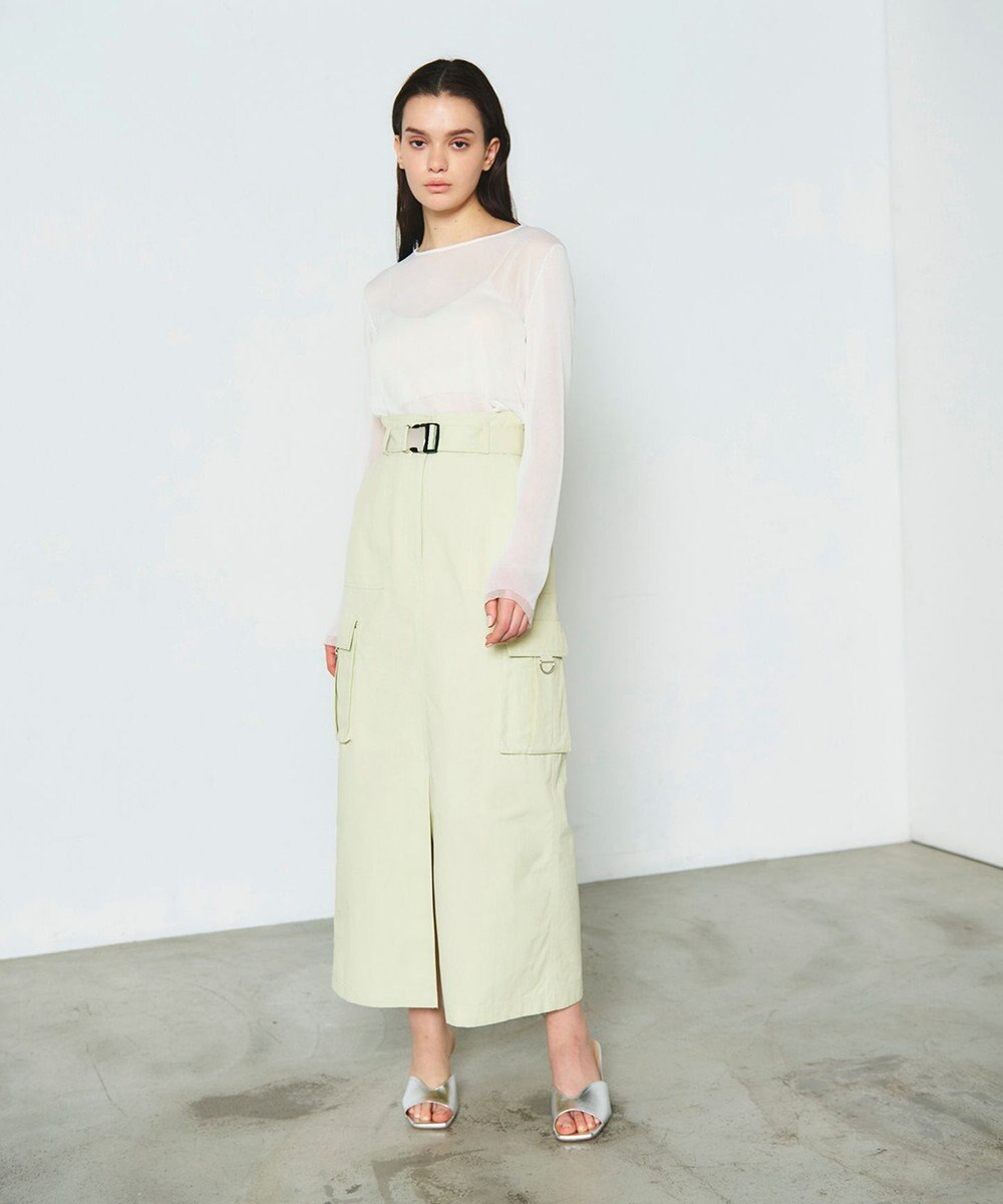 GRACE CONTINENTAL ツイルワークスカート 