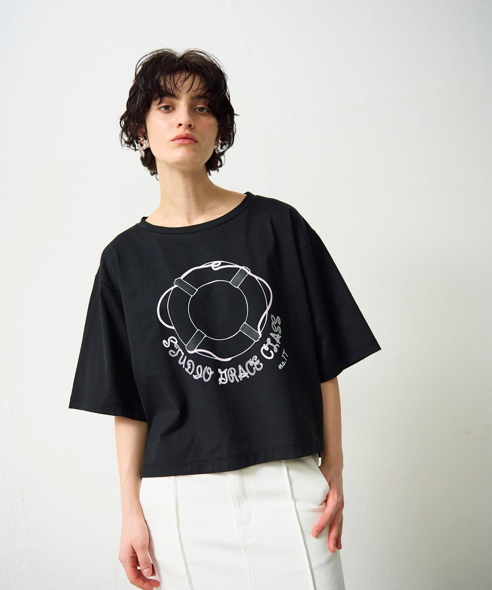 GRACE CONTINENTAL プリントトップ