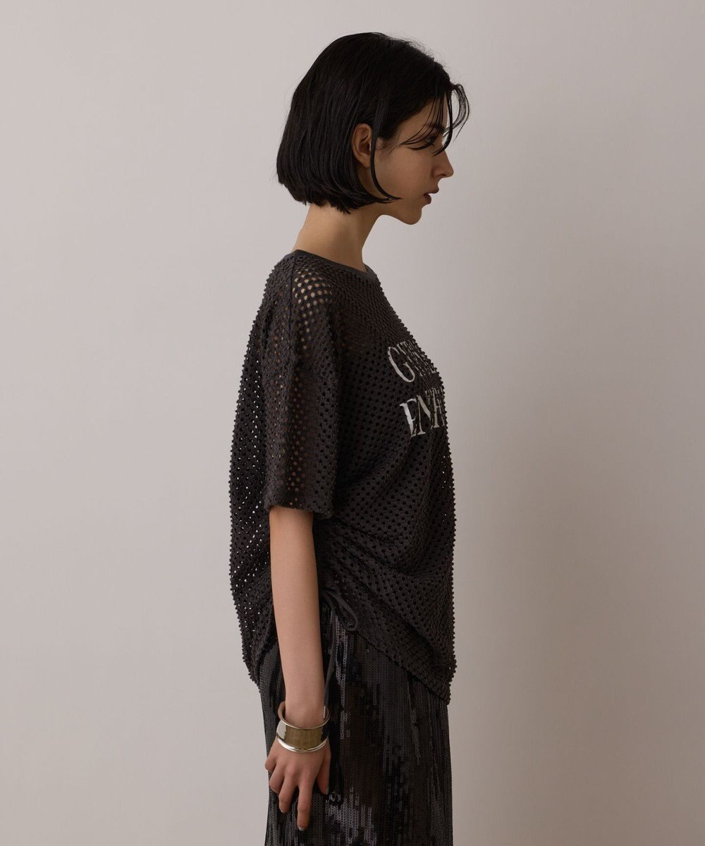 GRACE CONTINENTAL クラッシュロゴTシャツ 