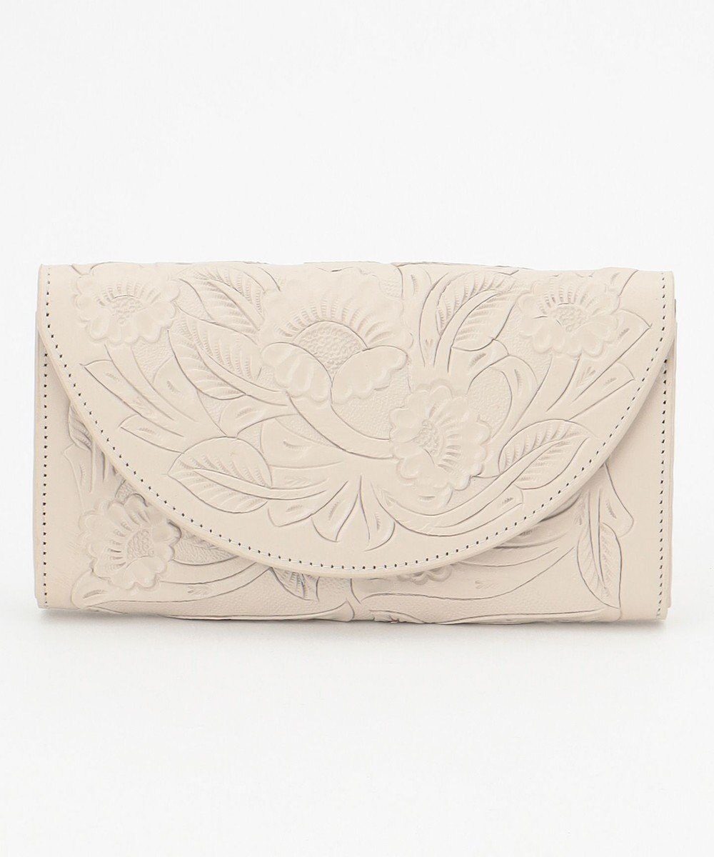 GRACE CONTINENTAL Flap Wallet エクリュ