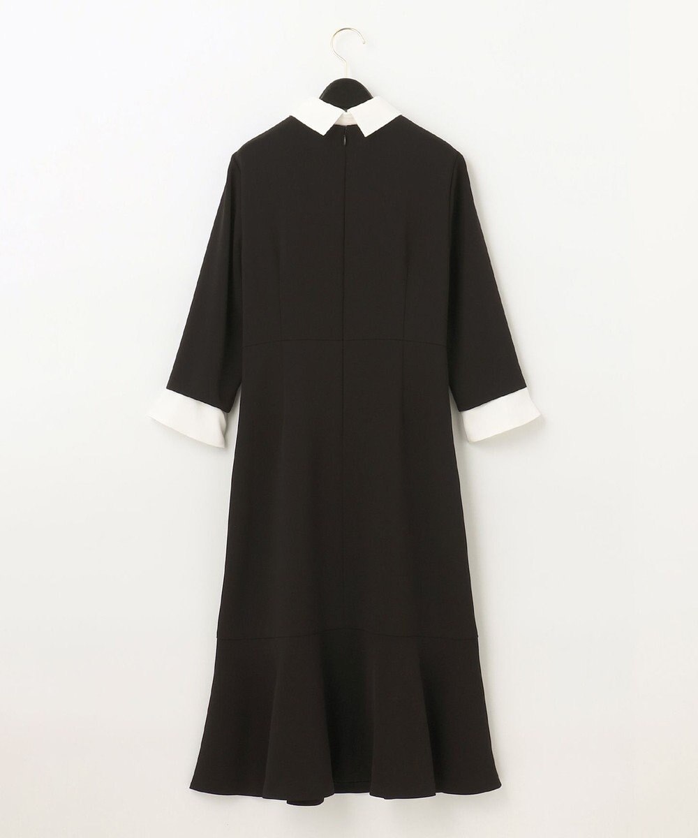 GRACE CONTINENTAL ダブルクロスドレス 