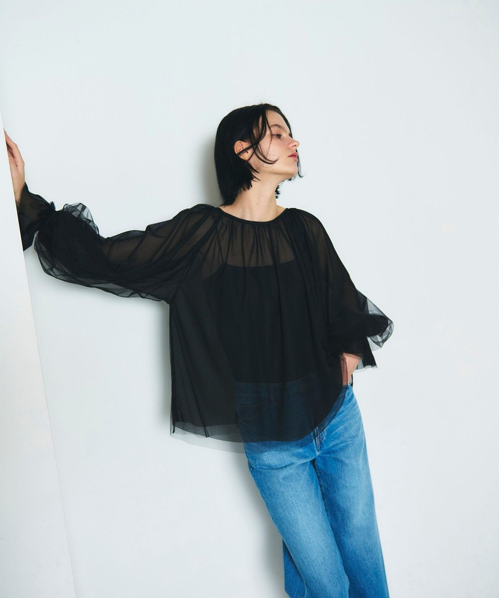 GRACE CONTINENTAL チュール2WAYトップ