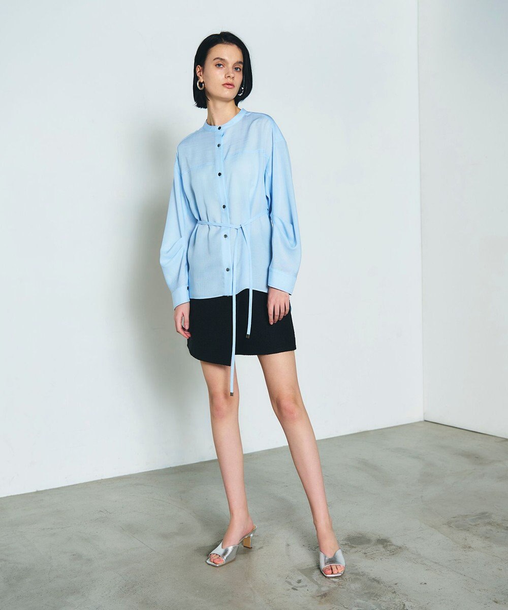 GRACE CONTINENTAL バックシャンオーバーシャツ 