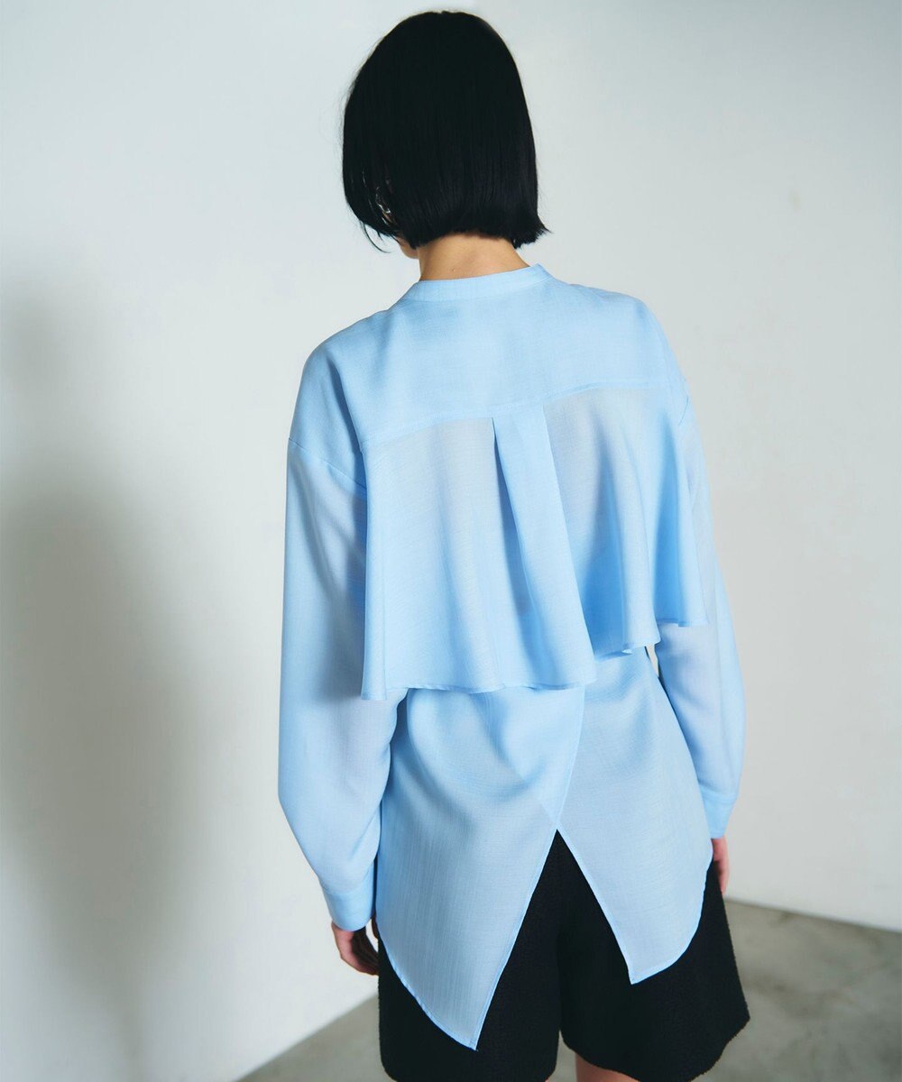 GRACE CONTINENTAL バックシャンオーバーシャツ 