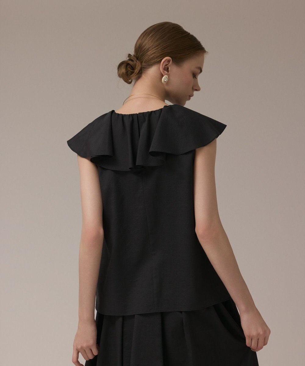 GRACE CONTINENTAL フリルカラートップ 