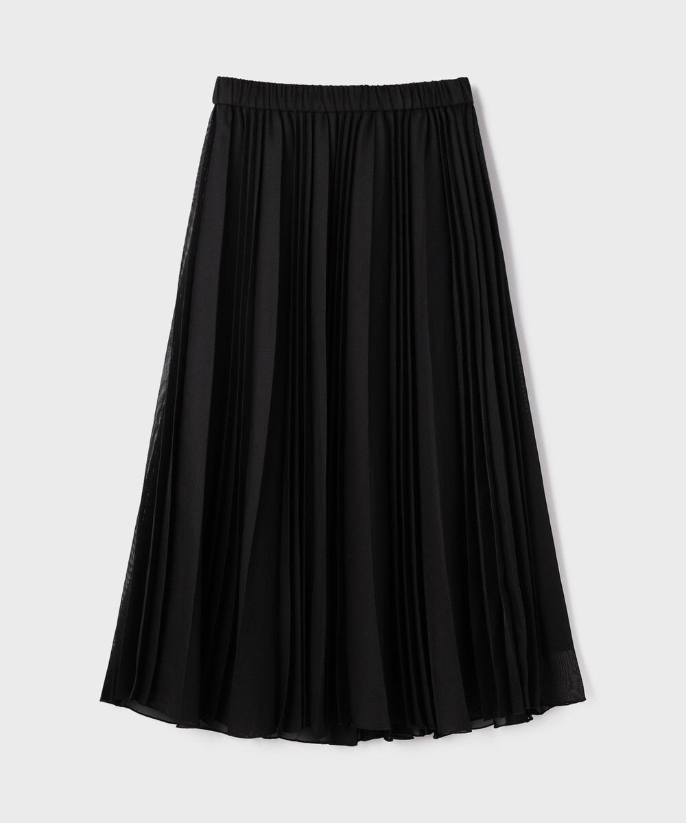 GRACE CONTINENTAL メッシュプリーツスカート 