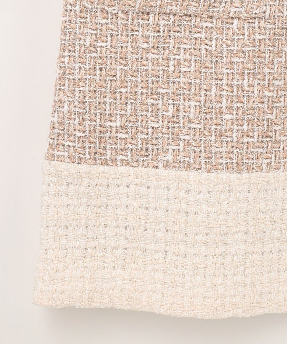 GRACE CONTINENTAL ツイードコンビミニワンピース