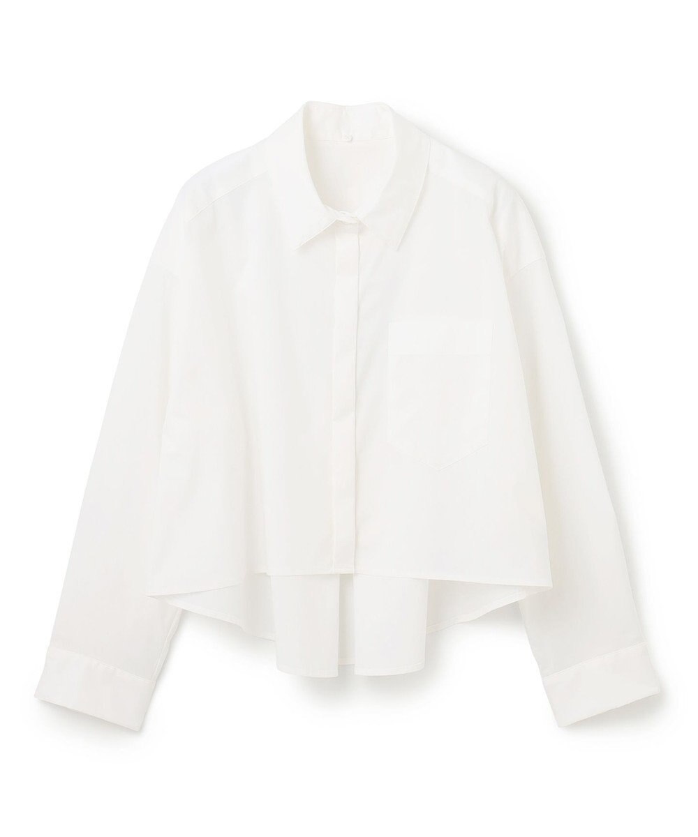 GRACE CONTINENTAL ビジューカラーシャツ 