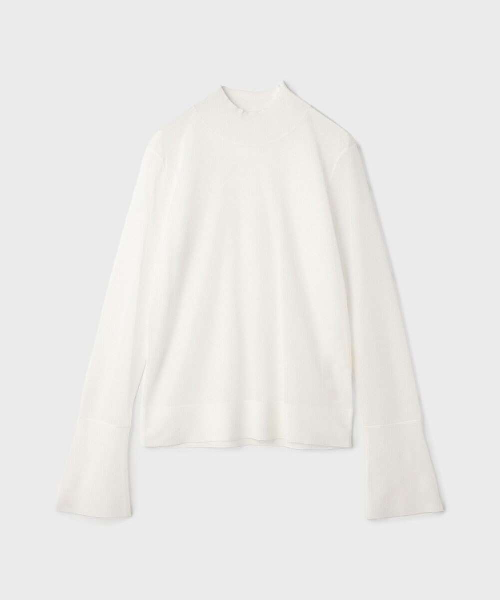 GRACE CONTINENTAL シアーハイネックニットトップ 