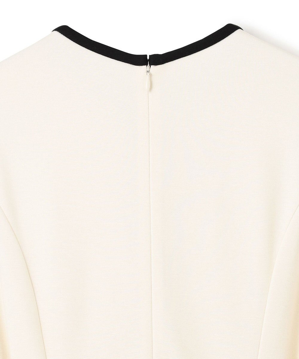 GRACE CONTINENTAL 配色ポンチフレアワンピース 