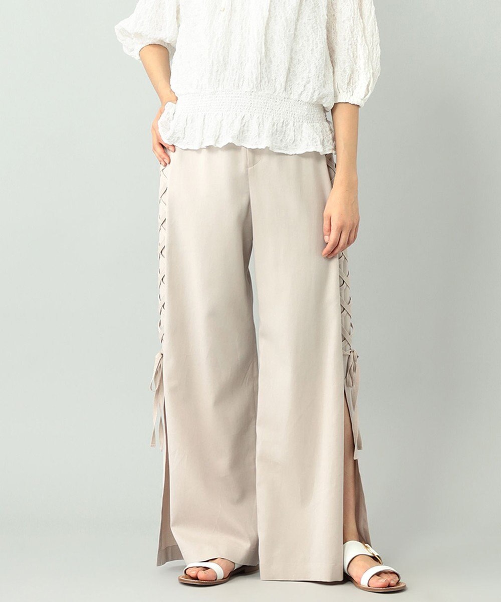 サイドレースアップパンツ Grace Continental Grace Continental グレースコンチネンタル 通販