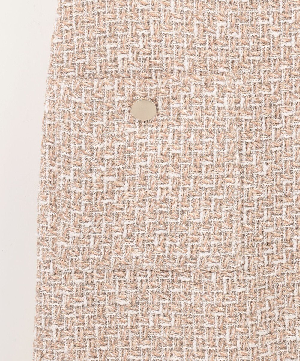 GRACE CONTINENTAL ツイードコンビミニワンピース