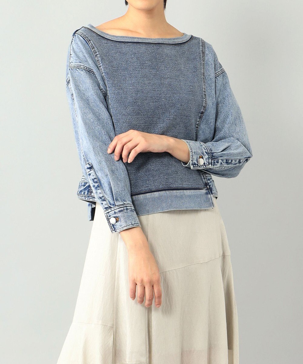 デニムコンビカットトップ Grace Continental Grace Continental グレースコンチネンタル 通販