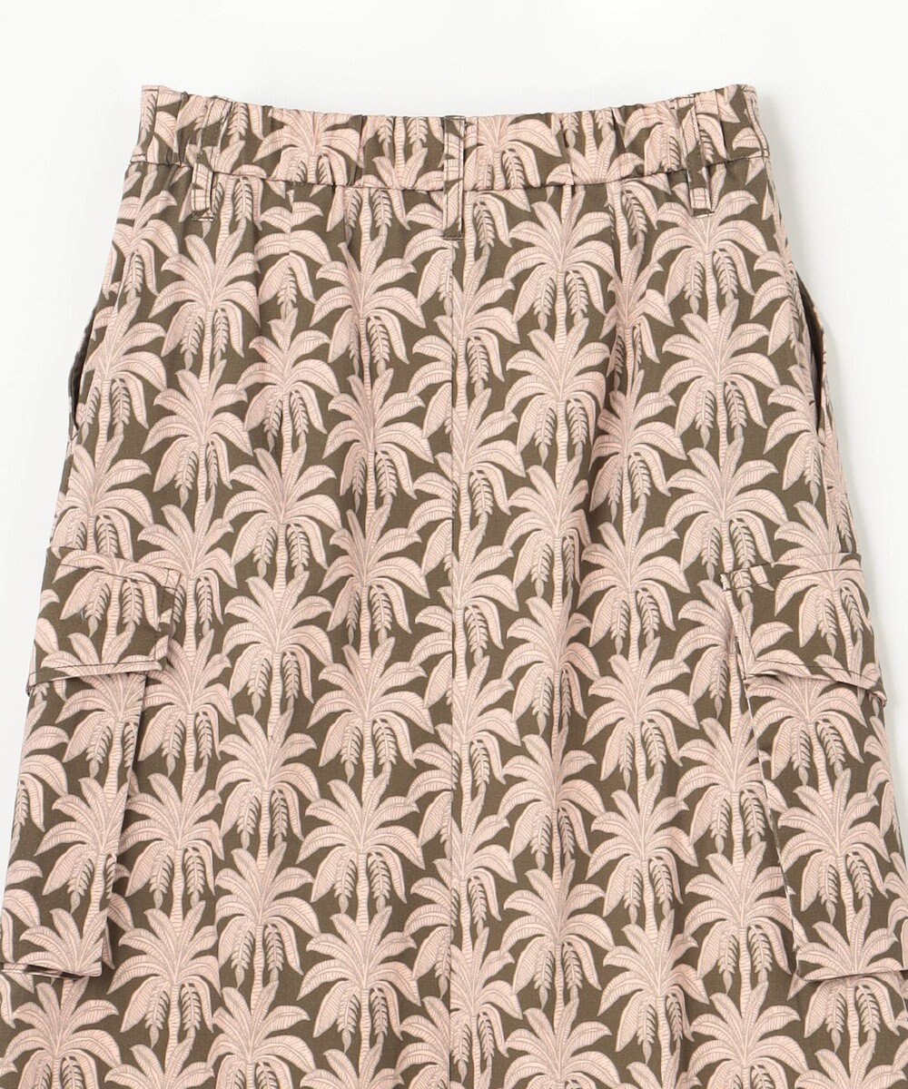 GRACE CONTINENTAL パームモチーフカーゴスカート 