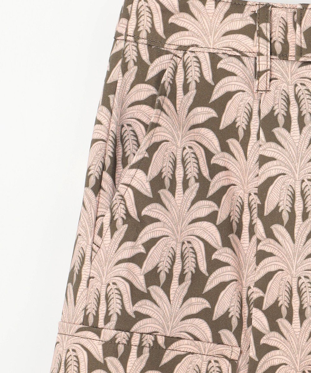 GRACE CONTINENTAL パームモチーフカーゴスカート 