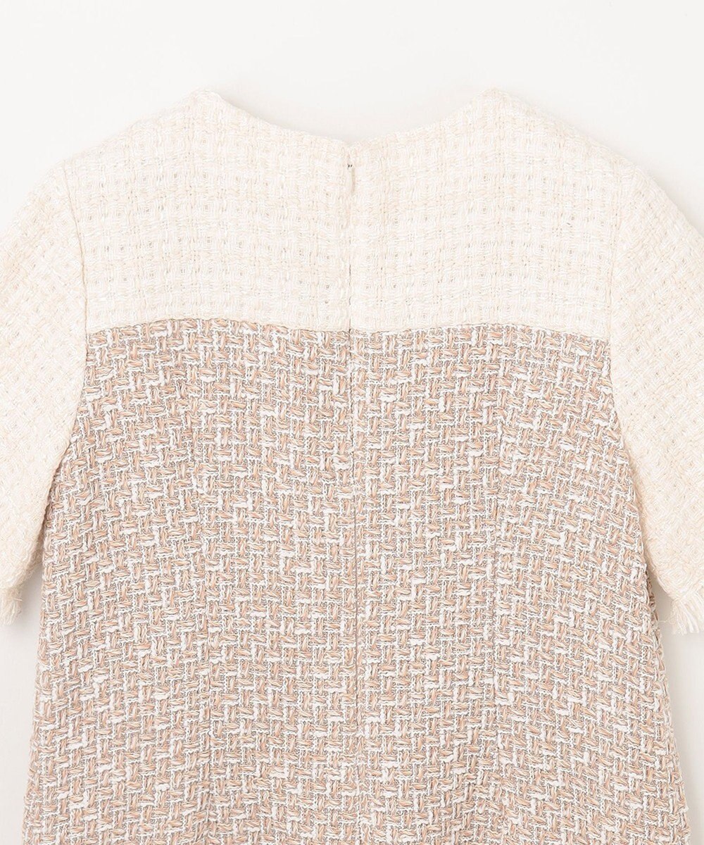 GRACE CONTINENTAL ツイードコンビミニワンピース