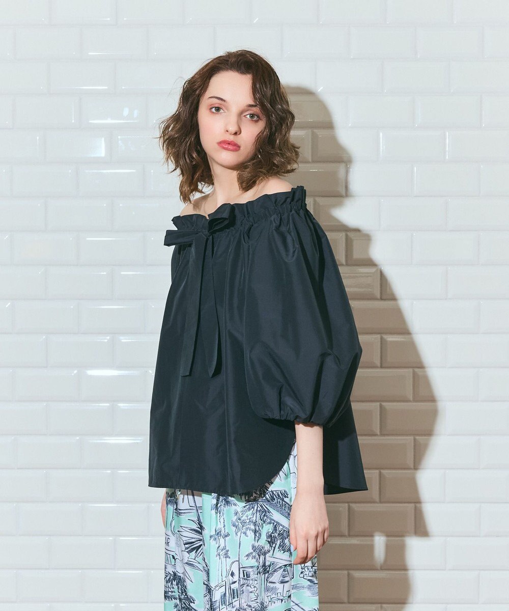 GRACE CONTINENTAL ボリュームスリーブトップ 