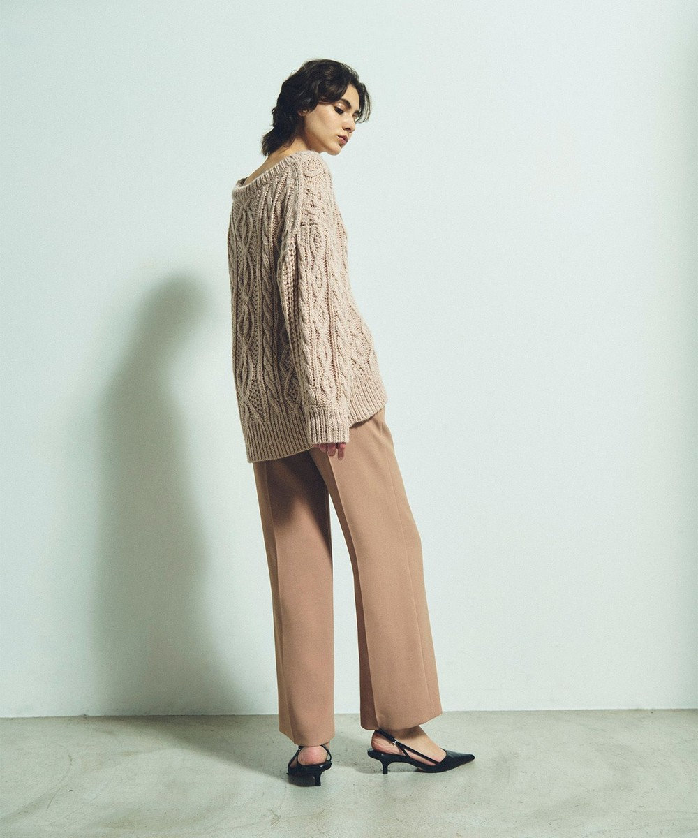 GRACE CONTINENTAL スパングルケーブルニット