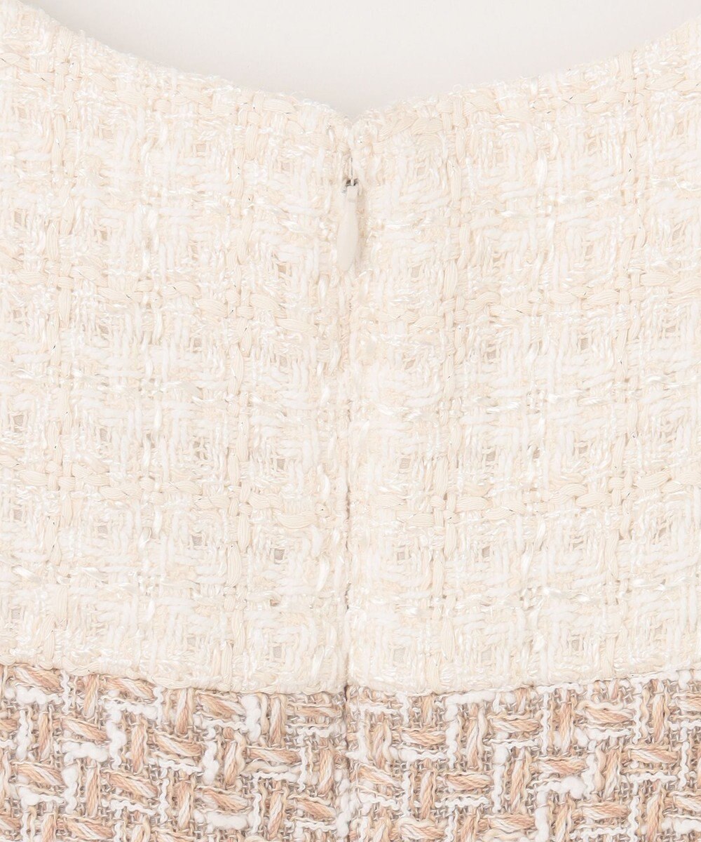 GRACE CONTINENTAL ツイードコンビミニワンピース