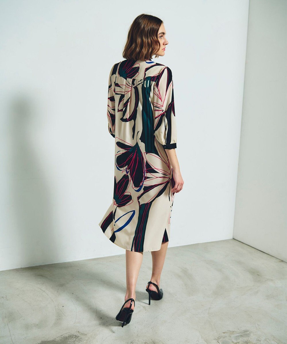 GRACE CONTINENTAL キカラインフラワーワンピース 