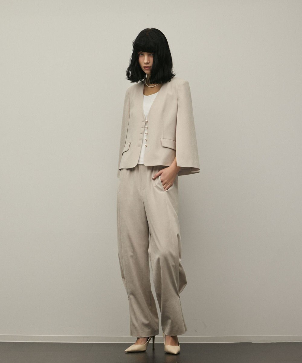 GRACE CONTINENTAL トリアセケープスリーブジャケット 