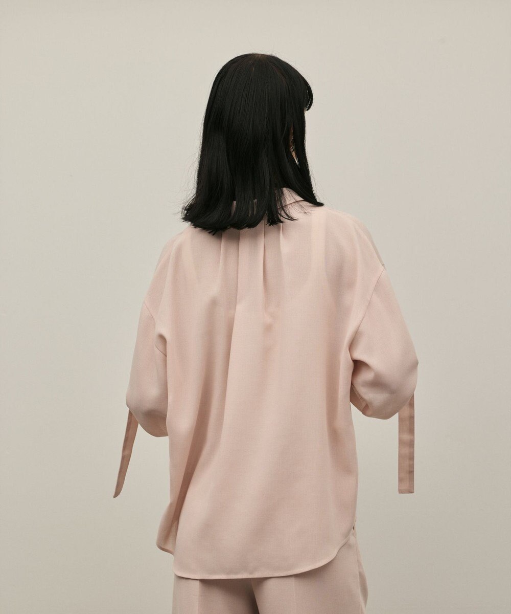 GRACE CONTINENTAL ロールアップスリーブトップス 