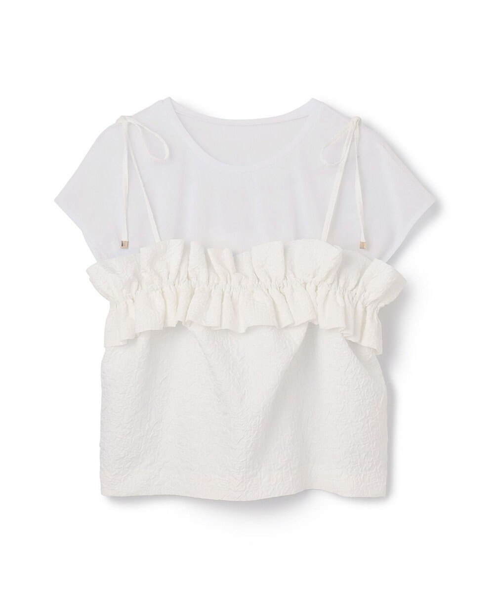 GRACE CONTINENTAL ビスチェチュールトップ 