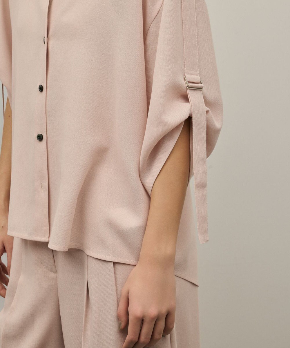 GRACE CONTINENTAL ロールアップスリーブトップス 