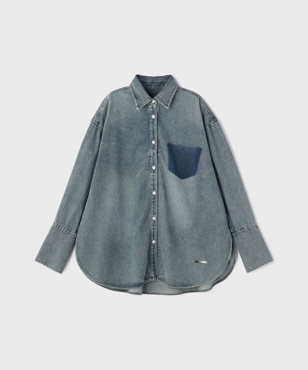 GRACE CONTINENTAL デニム2WAYシャツ 