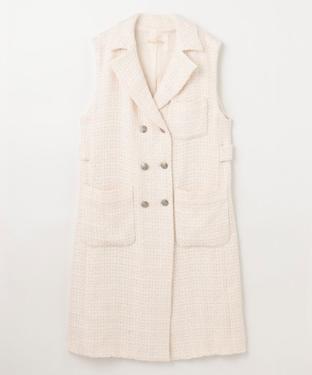 GRACE CONTINENTAL ツイードジレワンピース